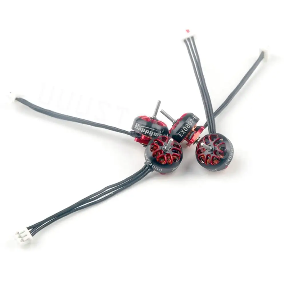 2021 New Happymodel EX0802 KV19000 KV22000 1mm Shaft Diameter 1S Brushless Motor for 65mm 75mm 85mm FPV Racing Tinywhoop Drones