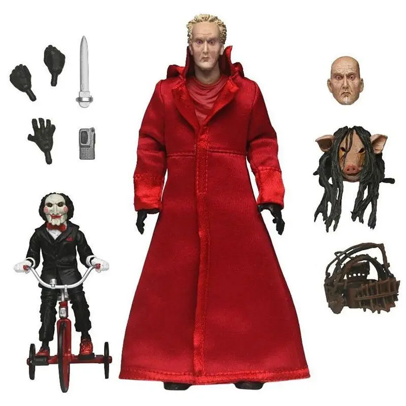 

Фигурка Saw Jigsaw Red Robe Neca 60612, фигурки аниме Gk, статуя манги, фигурка, игрушки, модель, орнамент, игрушки на Хэллоуин для детей