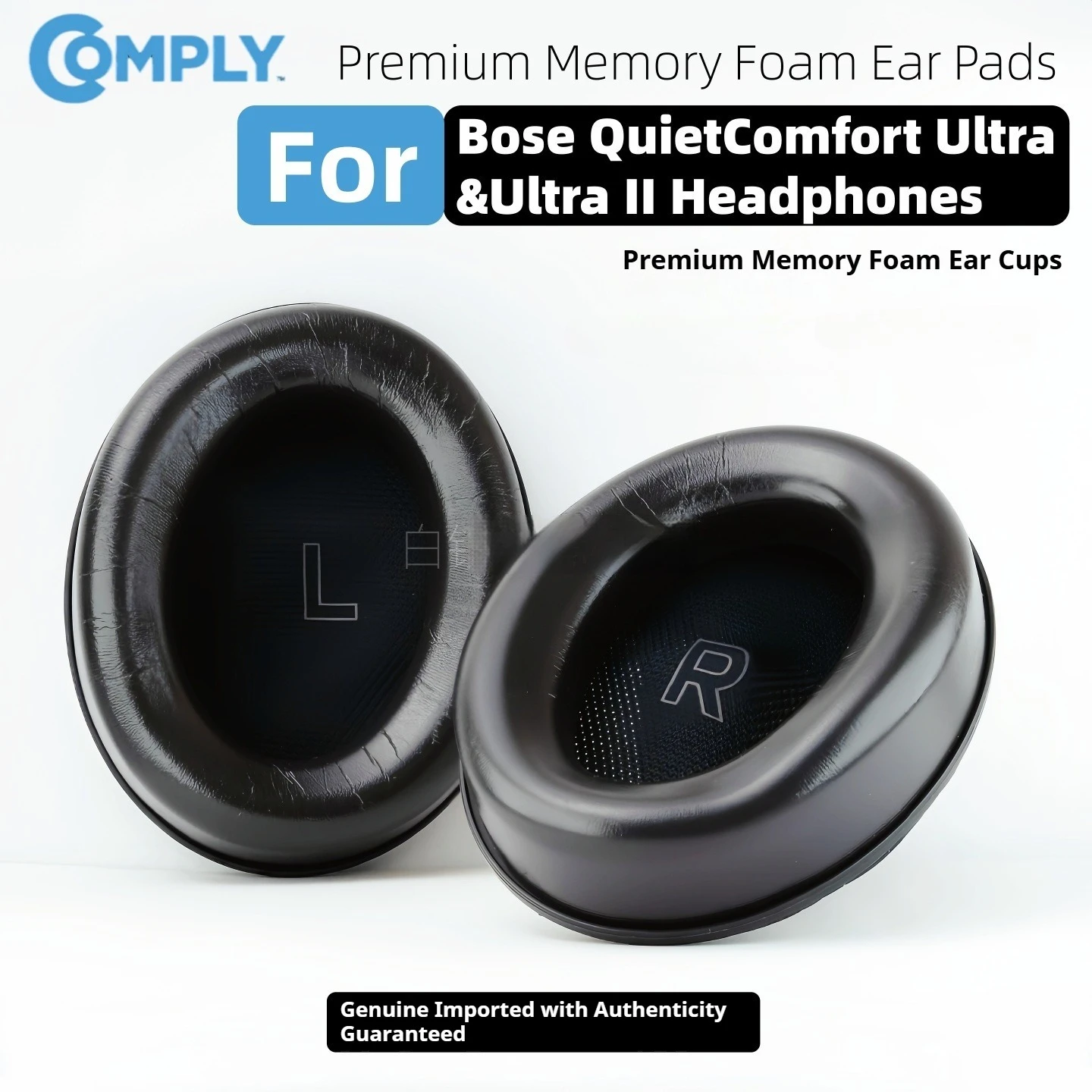 

Comply Replacement Ear Pads for Bose QC ULTRA&ULTRA II Headphones Memory Foam Ear Cushions High Quality Ear Cover