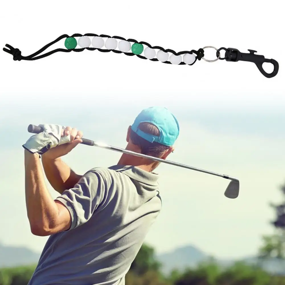 1/2Pcs Wholesale Easy-to-Use Golf Stroke Counter Plastic Bead Golf Score Tracker for Training & On-Course Use