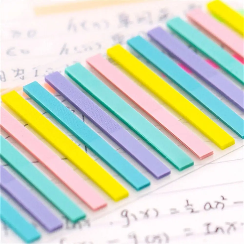 Reading Aid Transparent Fluorescent Page Marker Stickers Index Index Tabs Flags Reading Highlight Sticker Sticky Notes