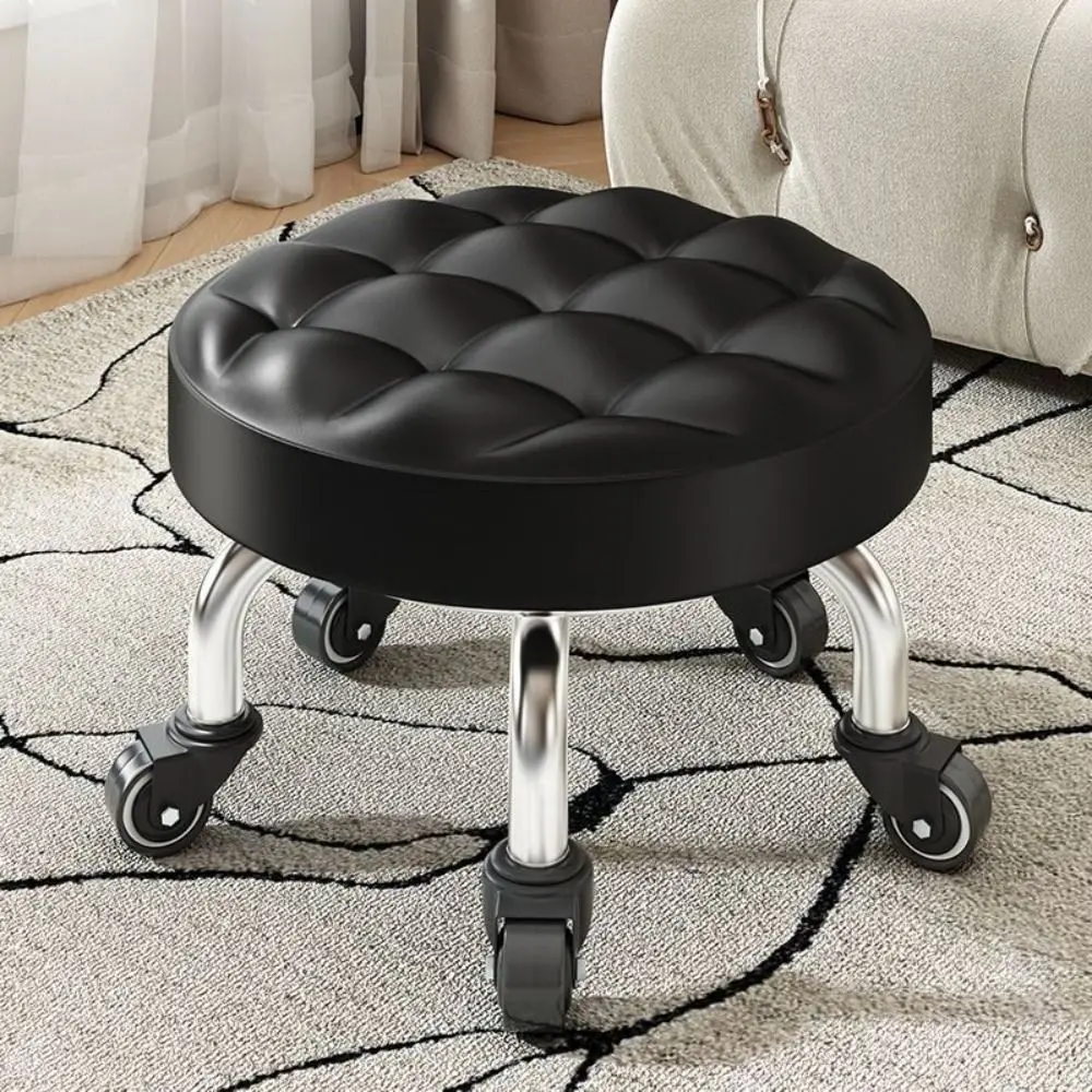 sgabello-girevole-in-pelle-pu-con-ruote-impermeabile-rotazione-a-360-gradi-seduta-bassa-robusta