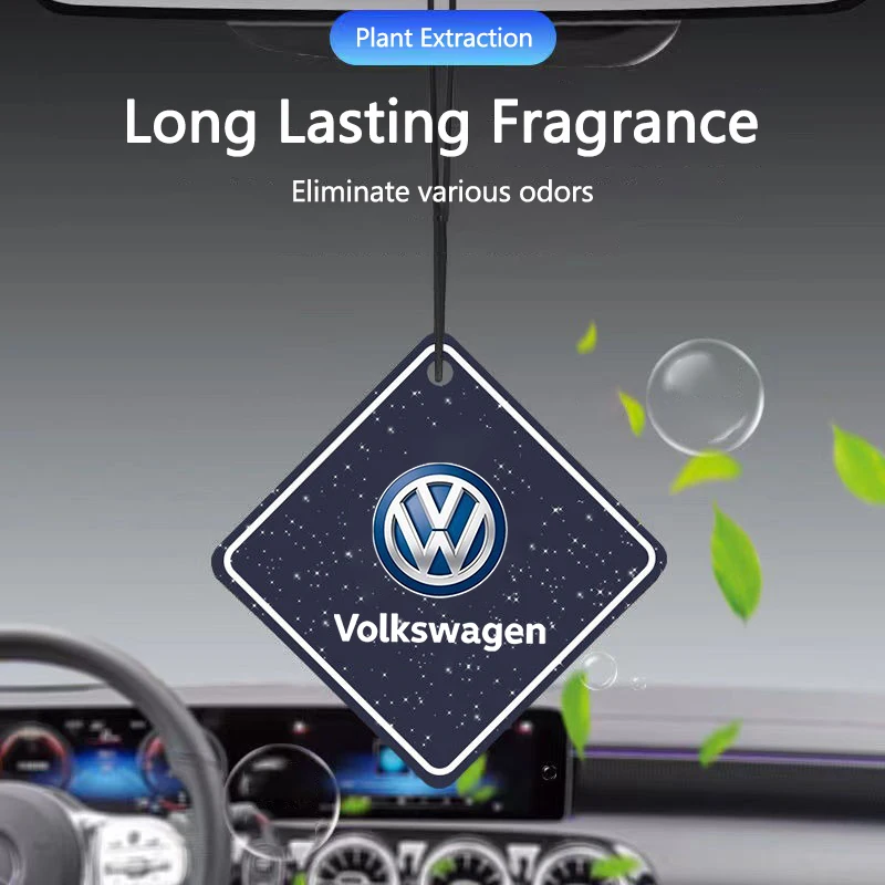 Elegant Car Fragrance Decorative Pendant Perfume Ornament For Volkswagen TIGUAN VW GOLF TOURAN PASSAT Auto Perfume Accessories