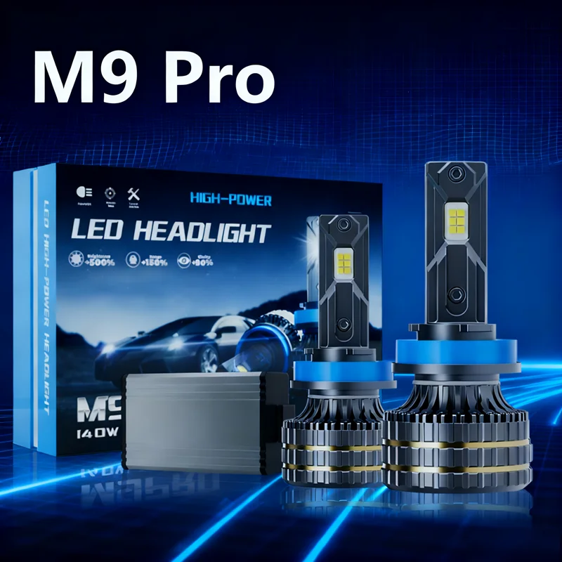 

2Pcs H7 LED Car Headlights Bulbs Super Bright Canbus H11 H1 HB3 9005 HB4 9006 Auto Lamp 3570 CSP Chips 6000K Automobile 12V 24V