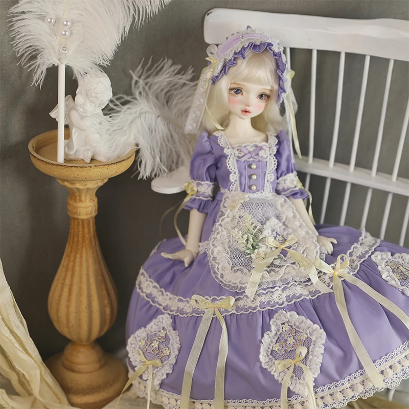 BJD doll clothes suitable for 1/4 1/6 size cute doll clothes dress set BJD doll clothes 1/4 1/6  doll accessories (4 points)