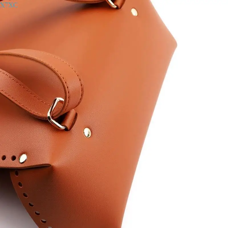 

X7XC Вязаный рюкзак, аксессуар, регулируемый ремень, нижняя часть сумки с фурнитурой