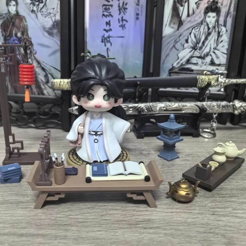 النمط الصيني القديم تجميعها عرض نموذج الدعائم الصغيرة تحصيل اللعب الفني المشهد الملحقات عمل أرقام #5