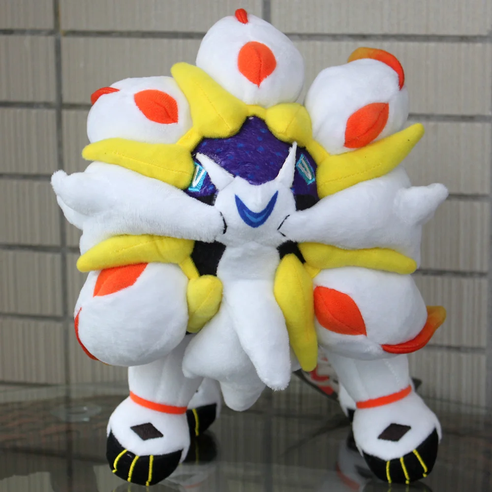 لعبة TAKARA TOMY kémon-LEGENDS Solgaleo ، لعبة كرتون ، حيوان أسد الشمس المحشو ، دمية دمية ، 10 بوصة