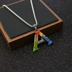 ARK Survival Evolved Pendant Necklace Colorful Letter Choker Statement Necklace Chaveiro Car Keychains Souvenir Game Jewelry