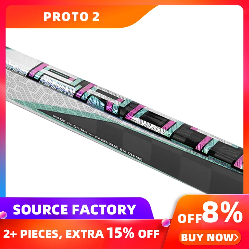 [Paquete de 2] [Senior] [Proto 2] Palos de Hockey sobre Hielo Ultraligeros de Fibra de Carbono P28 P92 P88
