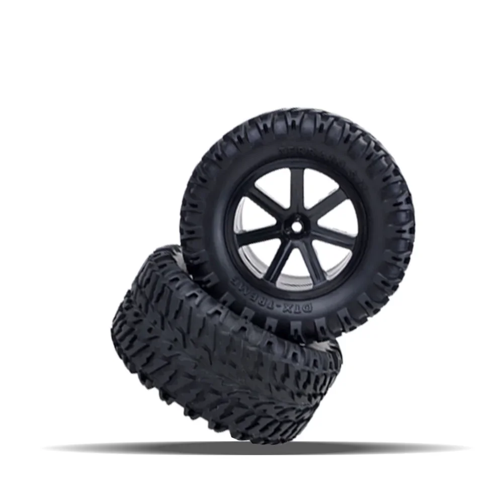 ZD Racing  1/10 RC 112mm Wheel Tires Rubber Tyre 12mm Hub Hex for 1:10 RC Car Short Course Monster Truck Truggy
