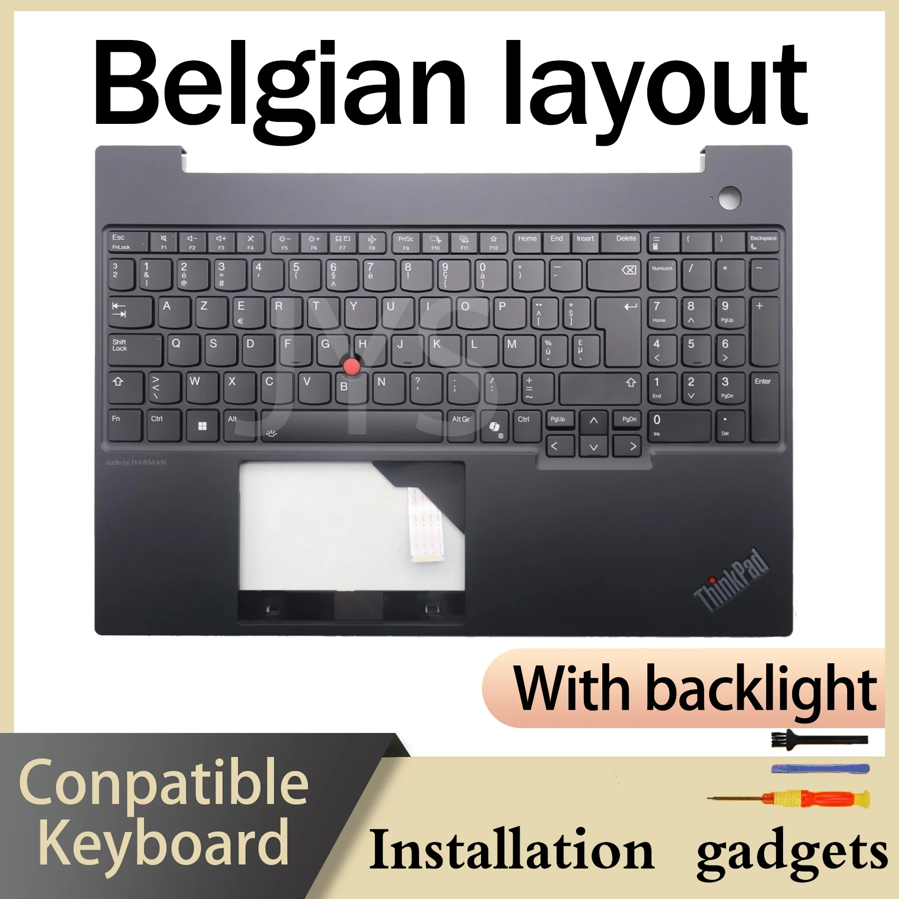 Suitable for Lenovo ThinkPad E16 G2 C-COVER backlit keyboard AR BE BG BR CH CZSK German DK Spanish French GR HE HU IS layout