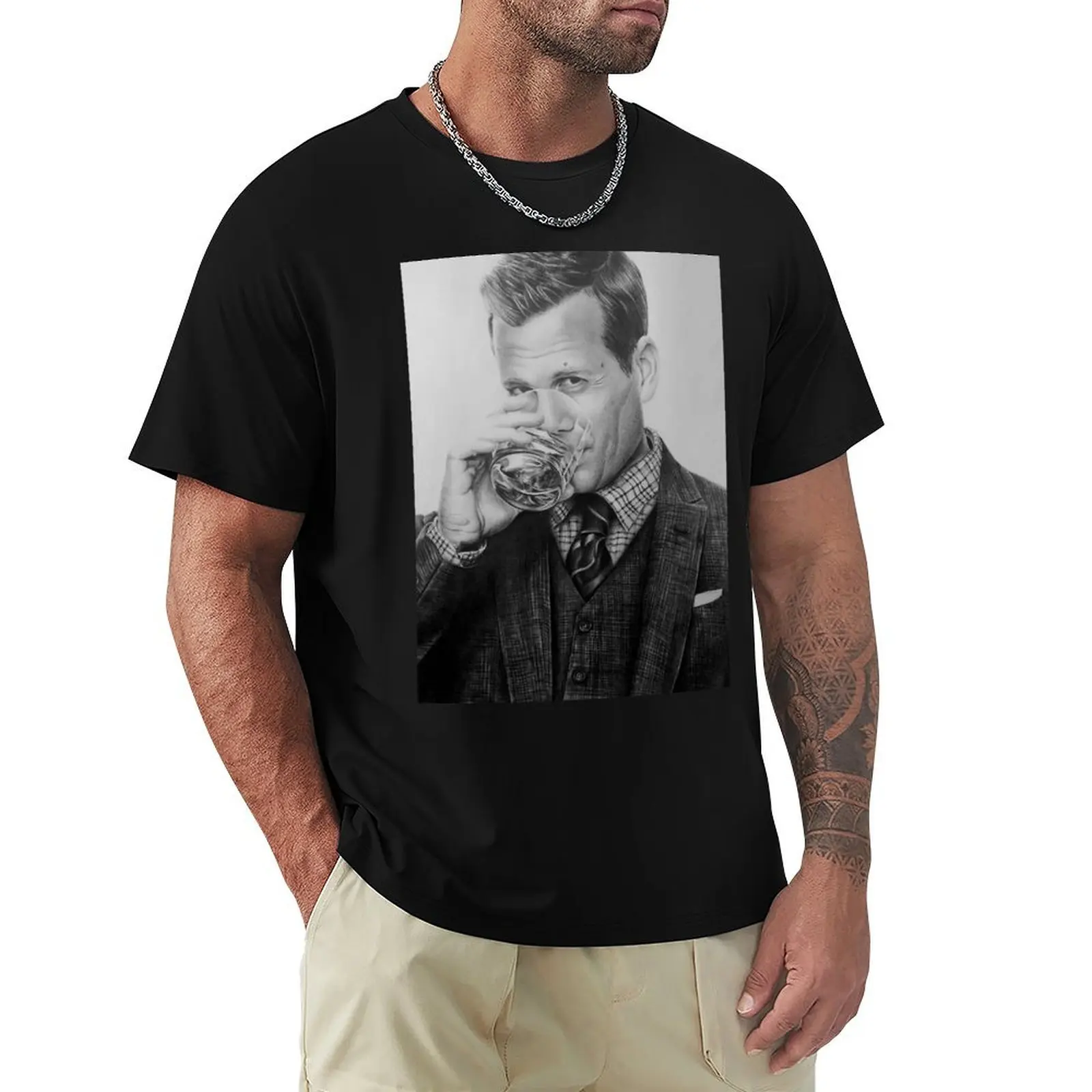 

Gabriel Macht / Harvey Specter T-Shirt Novelty Print Casual Tee Shirt