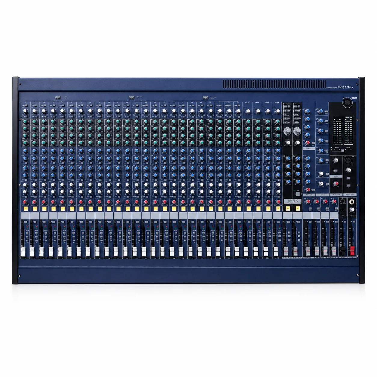 32-Channel Mixing Console , Dual Effects, 4-Band EQ & High-Precision Preamps for Professional Sound Mixer Audio