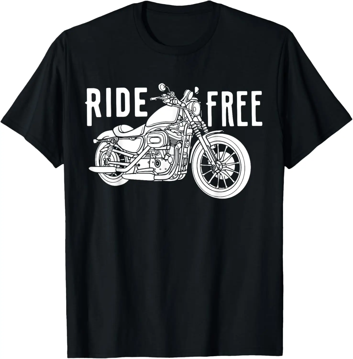 

Ride Free vintage Motorcycle bikers gift T-Shirt Motorcycle