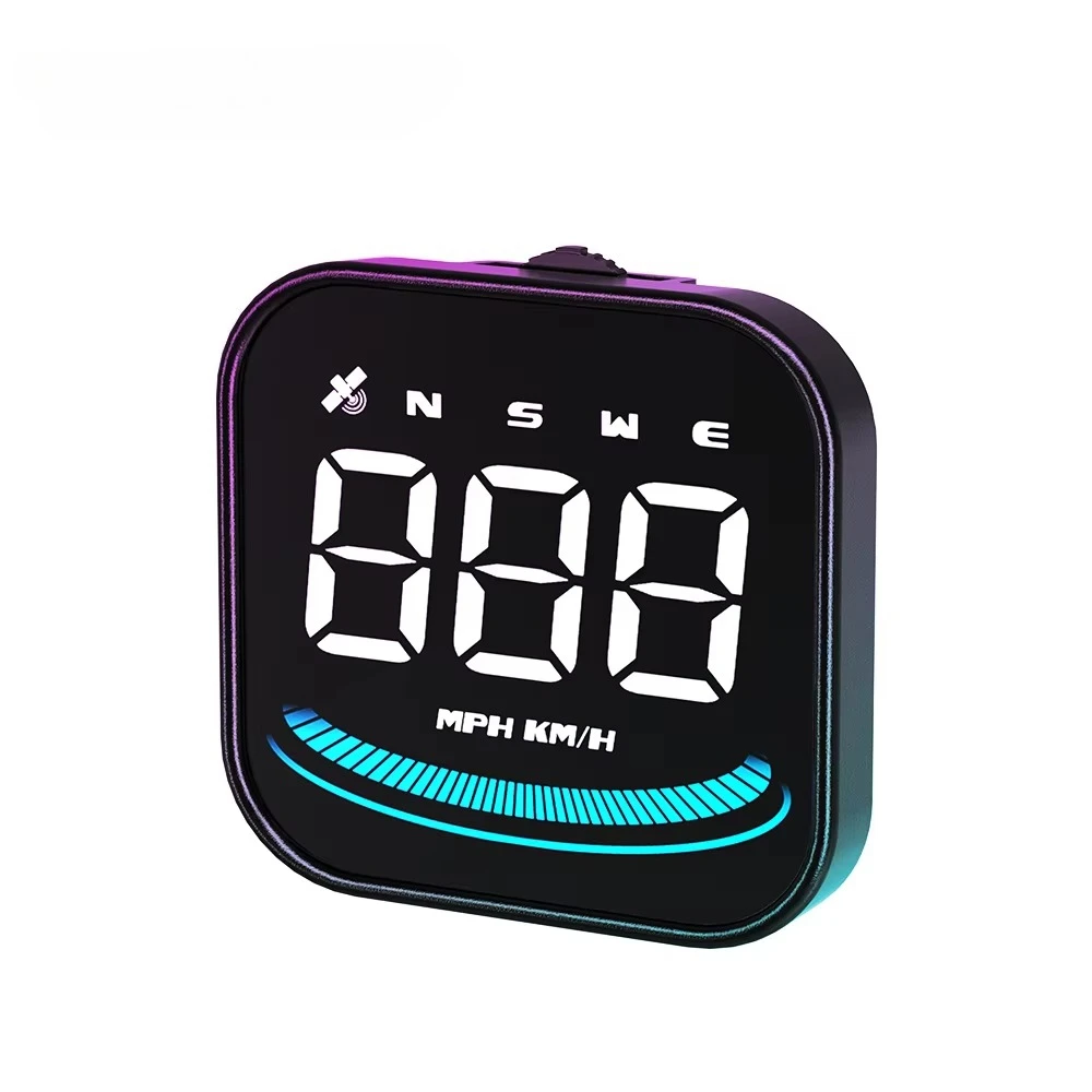 Colorful Color-Changing Ambient Light Universal Car GPS Head up Display With Compass/ Speed ,Overspeed Fatigue & Driving Alarms