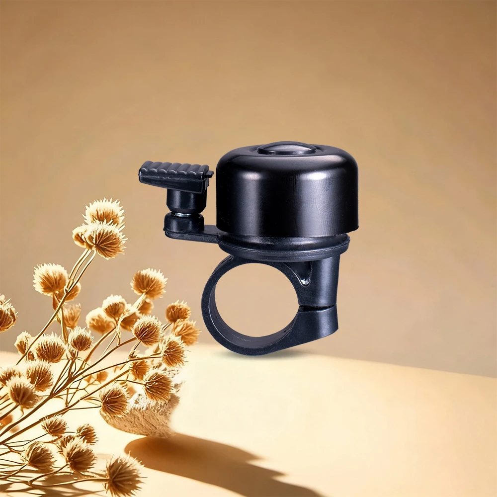 Funsea دراجة جرس الصلب للسلامة الدراجات المقود حلقة الدراجة الملحقات صغيرة الحجم قاعدة بلاستيكية منفذ إنذار الصوت العنصر