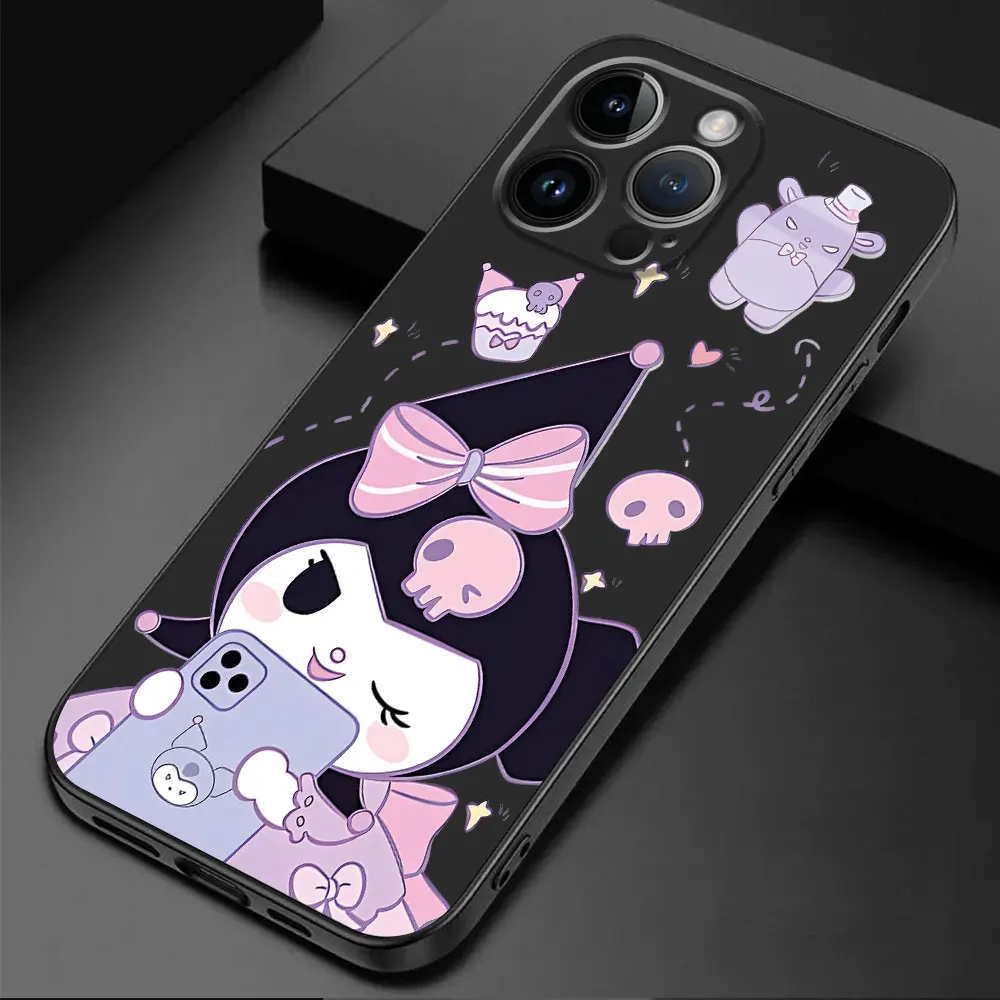 Sanrio Kuromi Hello Kitty Case for Motorola Moto Edge 40 Pro G9 Plus Edge 30 Neo G200 5G Edge 20 Pro One Fusion Plus Cover image 5