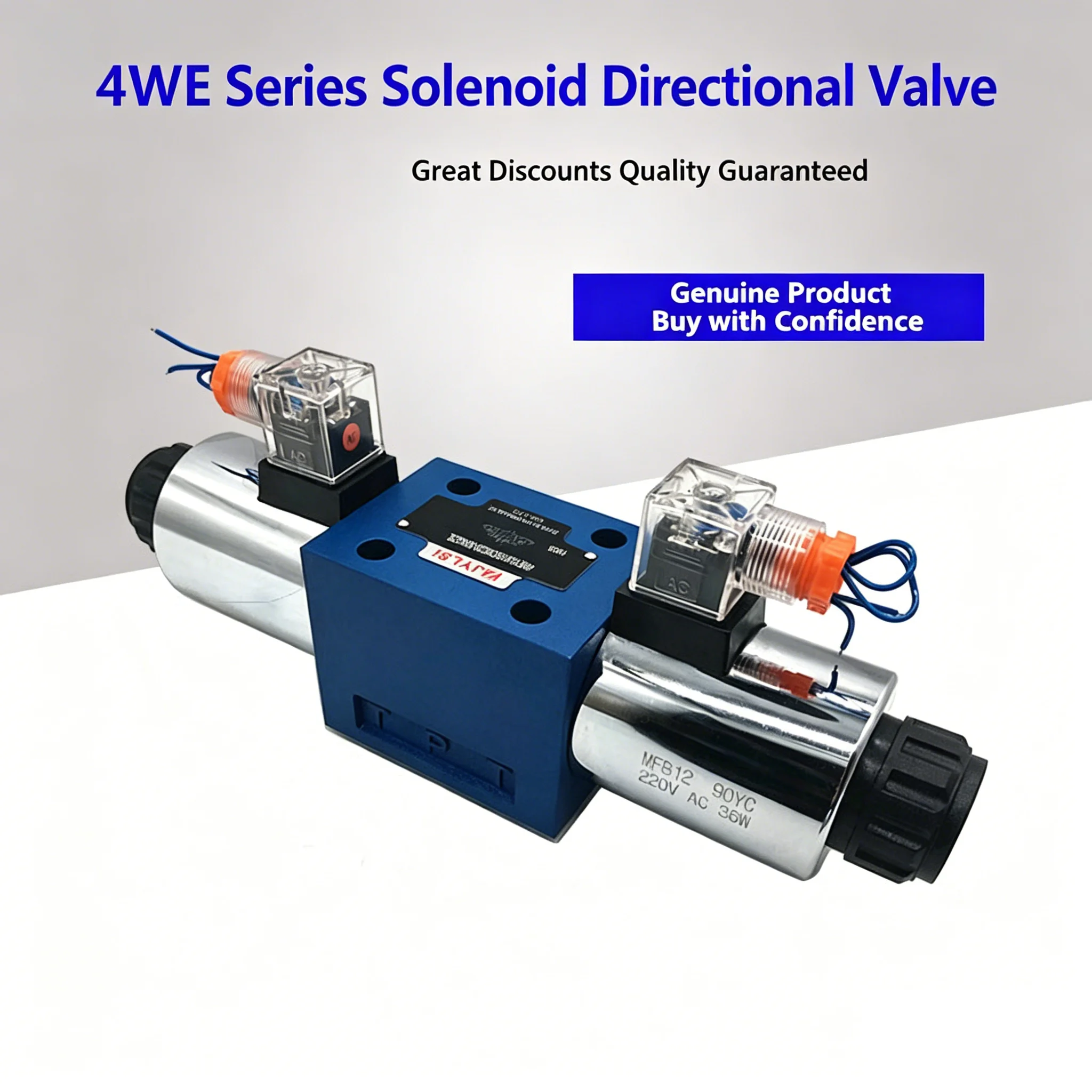 Hydraulisches Magnetventil zur Richtungssteuerung Elektromagnetisches Yuken Rexroth Typ DSG-02 03 4WE6 10 Serie
