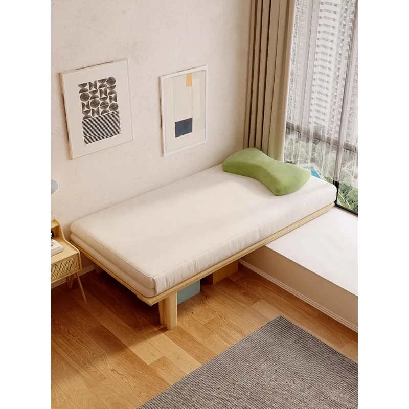 bay window sofa bed dual-purpose connecting splicing bed small apartment children\'s study telescopic pulling foldable transforma