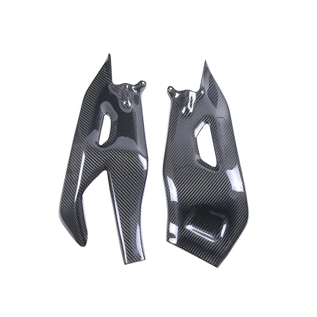 Full Carbon Fiber Swing Arm Covers Side Panels Protectors For YAMAHA YZF R1 R1M YZF-R1 2015-2024 YZFR1 Motorcycle Swingarm Guard