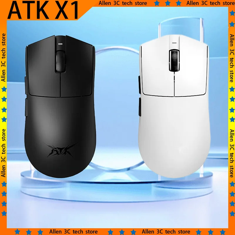 Original ATK Blazing Sky X1 PRO MAX Wireless Mouse PAW3950 Nordic 52840 Lightweight Esports Laptop Office Gamer PC Gaming Mouse