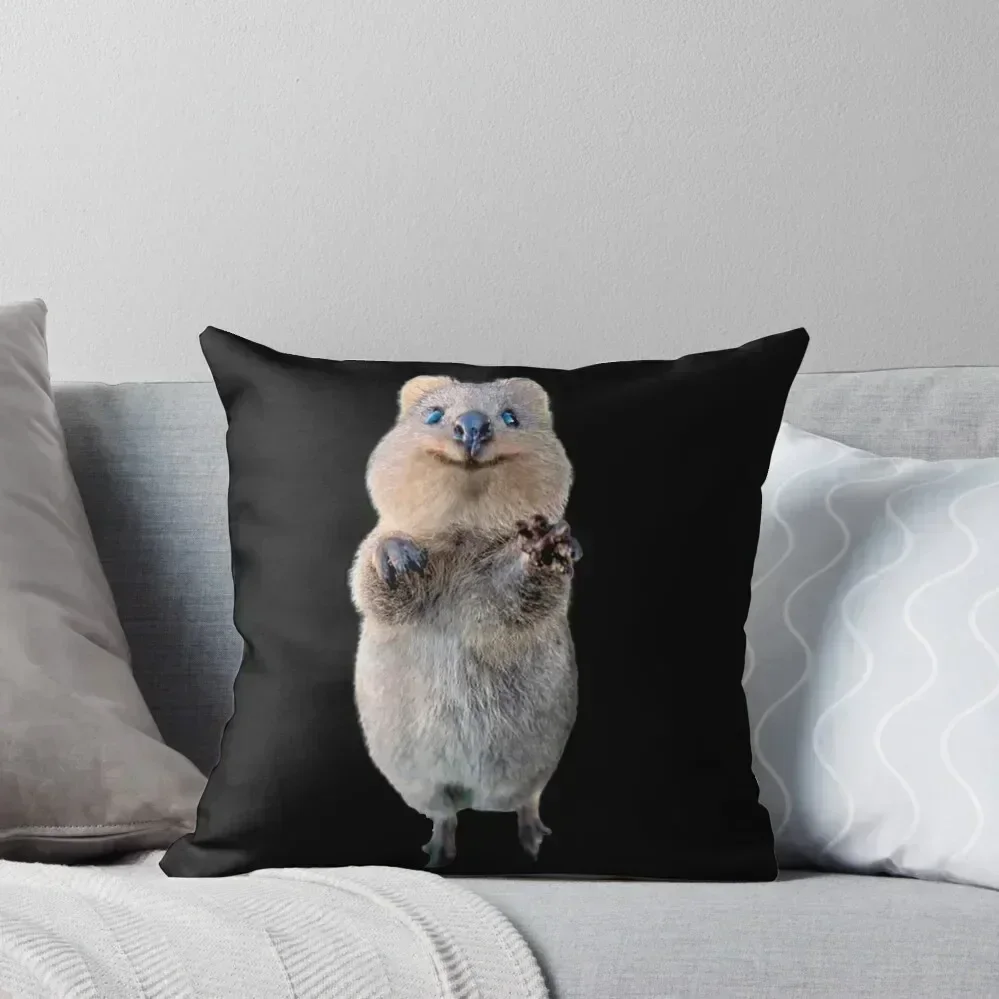 

Quokka Throw Pillow Sofa Pillow Cover Pillowcases For Pillows Couch Cushions ornamental pillows pillow