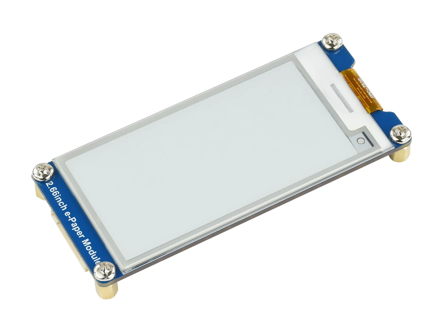 E-Paper E-Ink Display Module, 296×152, Black / White,2.66inch,partial refresh support, low power, wide viewing angle, paper-like
