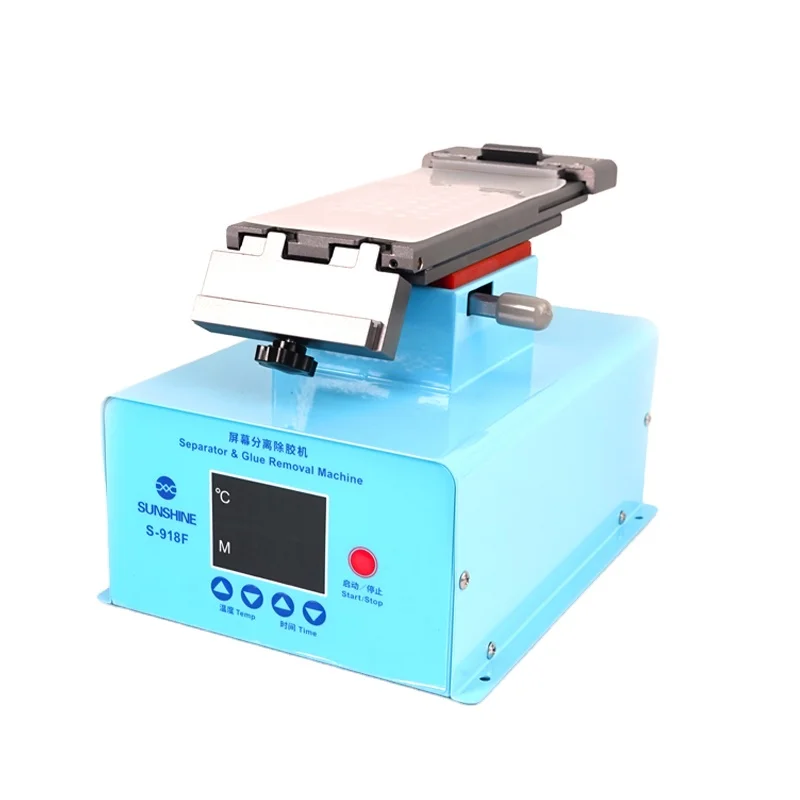 Sunshine S-918F LCD Screen Separation Glue Remover 360 Rotating Platform Separator Magnetic Buckle LCD Repair Machine