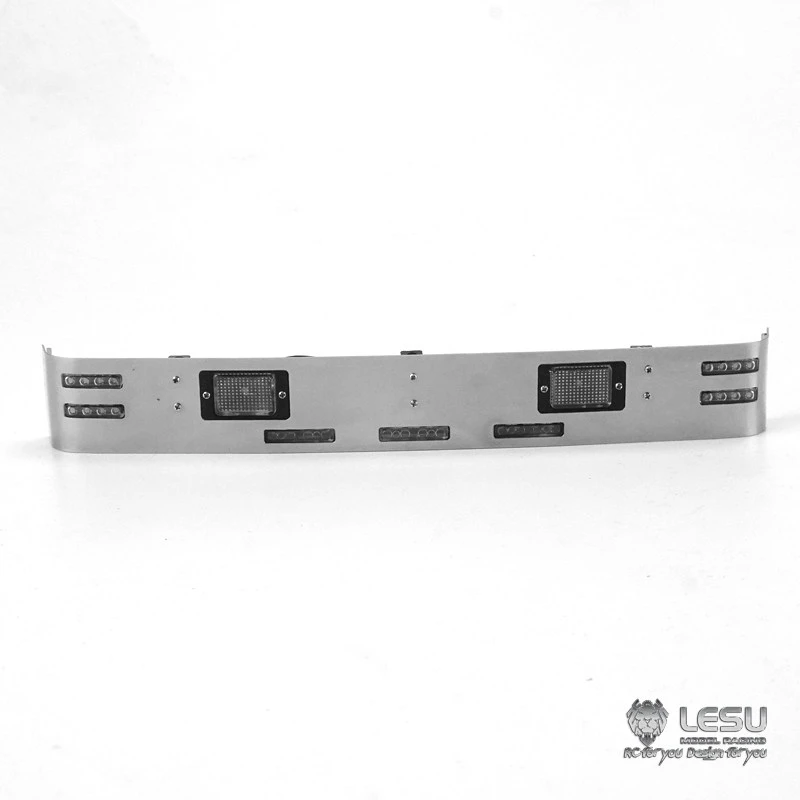 LESU Model For 1/14 Tamiya Tractor R620 R470 Truck Model Toy Cab Sun Visor S-1254 Lighting Set