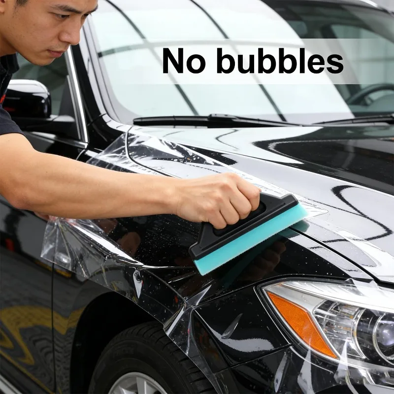 10cm Car Body Window Tinting Color Change Film Tool Scraper Style Felt Replacement Pad DIY Adhesive Felt Tape
