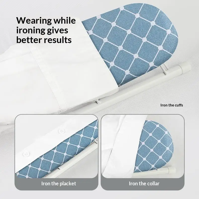 

Portable Foldable Mini Ironing Board – Compact Desktop Ironing Surface for Sleeves&Small Garments,Space-Saver for Home & Travel