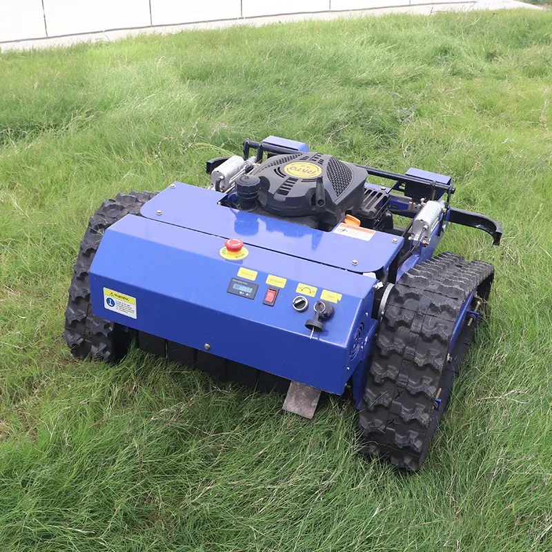 

Customized Electric-start Remote Control Lawn Mower Mini Rc Lawn Mower With Snow Plow Attachments