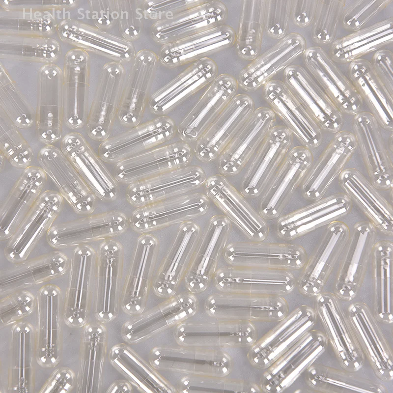 1000 قطعة/3000 قطعة كبسولات فارغة شفافة حبوب باستيليرو Vcaps صندوق منفصل شفاف Pastilleros De Medicinas #6