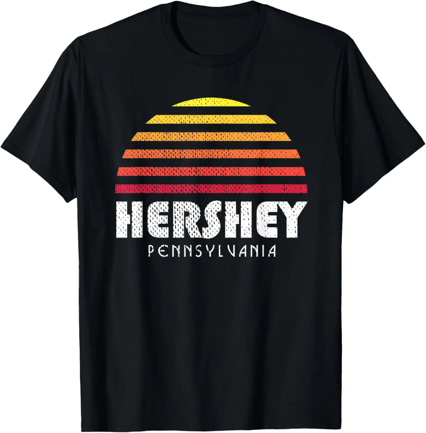 Camiseta Retro de Hershey PA, ropa de atardecer, peneña