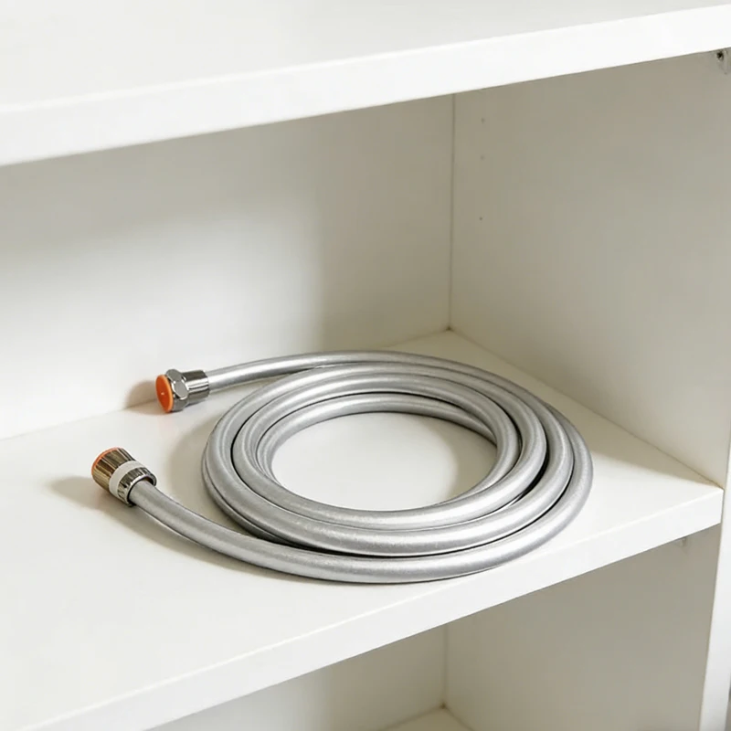 

1.5m PVC Water Heater Outlet Pipe Handheld Extended Shower Head Connection Pipe Accessory Explosion-proof and Leak-proof Pipe