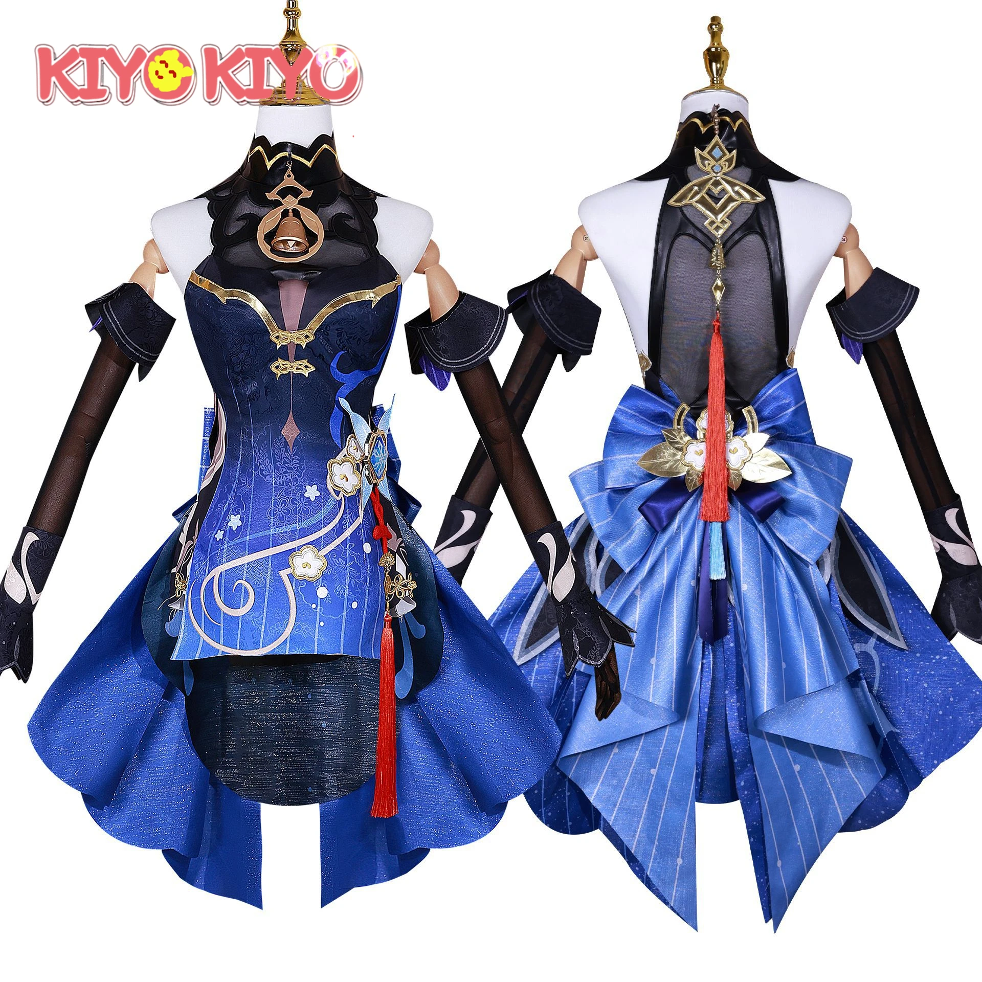 

KIYO-KIYO Genshin Impact Ganyu Cosplay Costume Game Genshin Impact Ganyu Lantern Rite Dress Halloween Costume