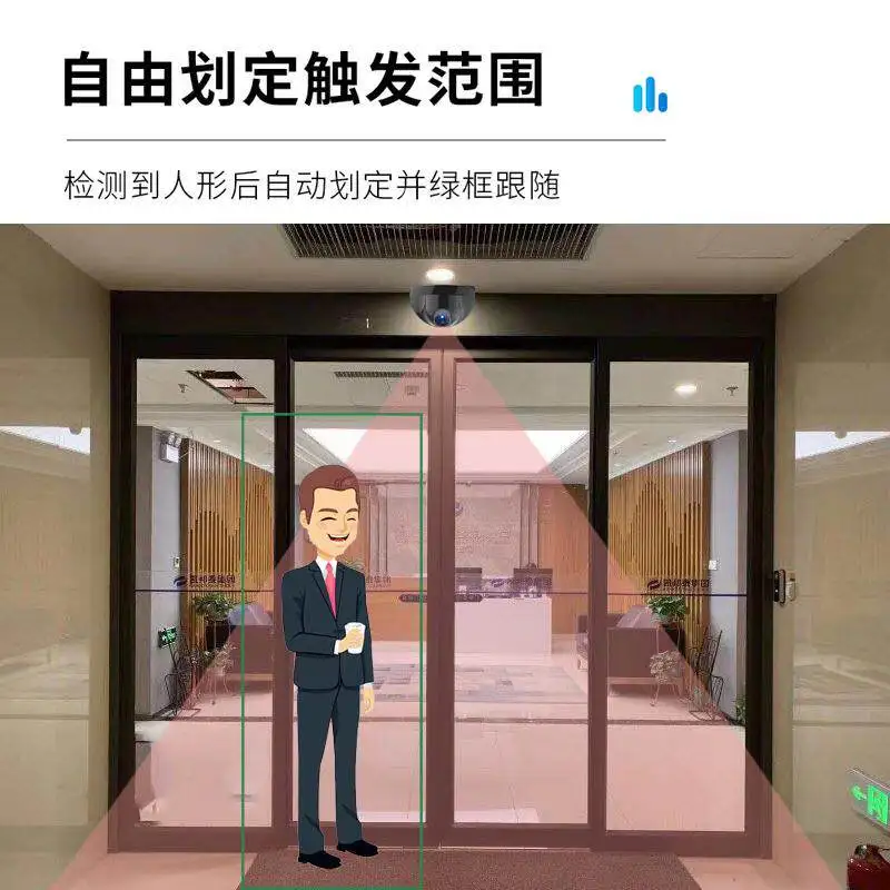 Automatic door image sensor humanoid probe facial recognition sensor infrared anti-pinch sensor