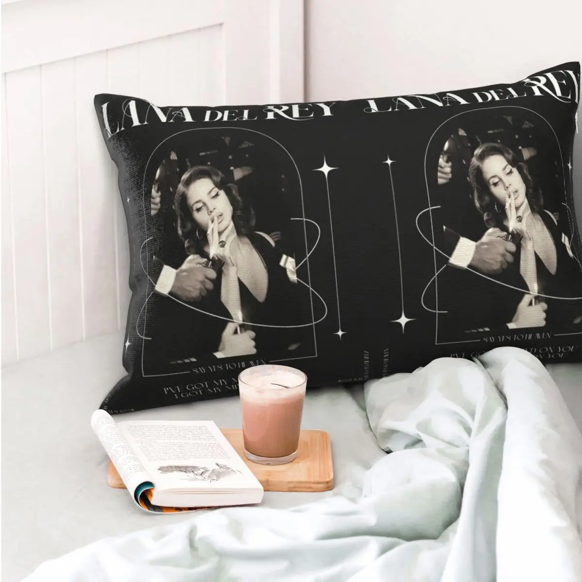 Lana Del Rey Rectangle Pillowcase Cushion Cover Decorative Bedroom Bed Home Comfort Throw Pillow