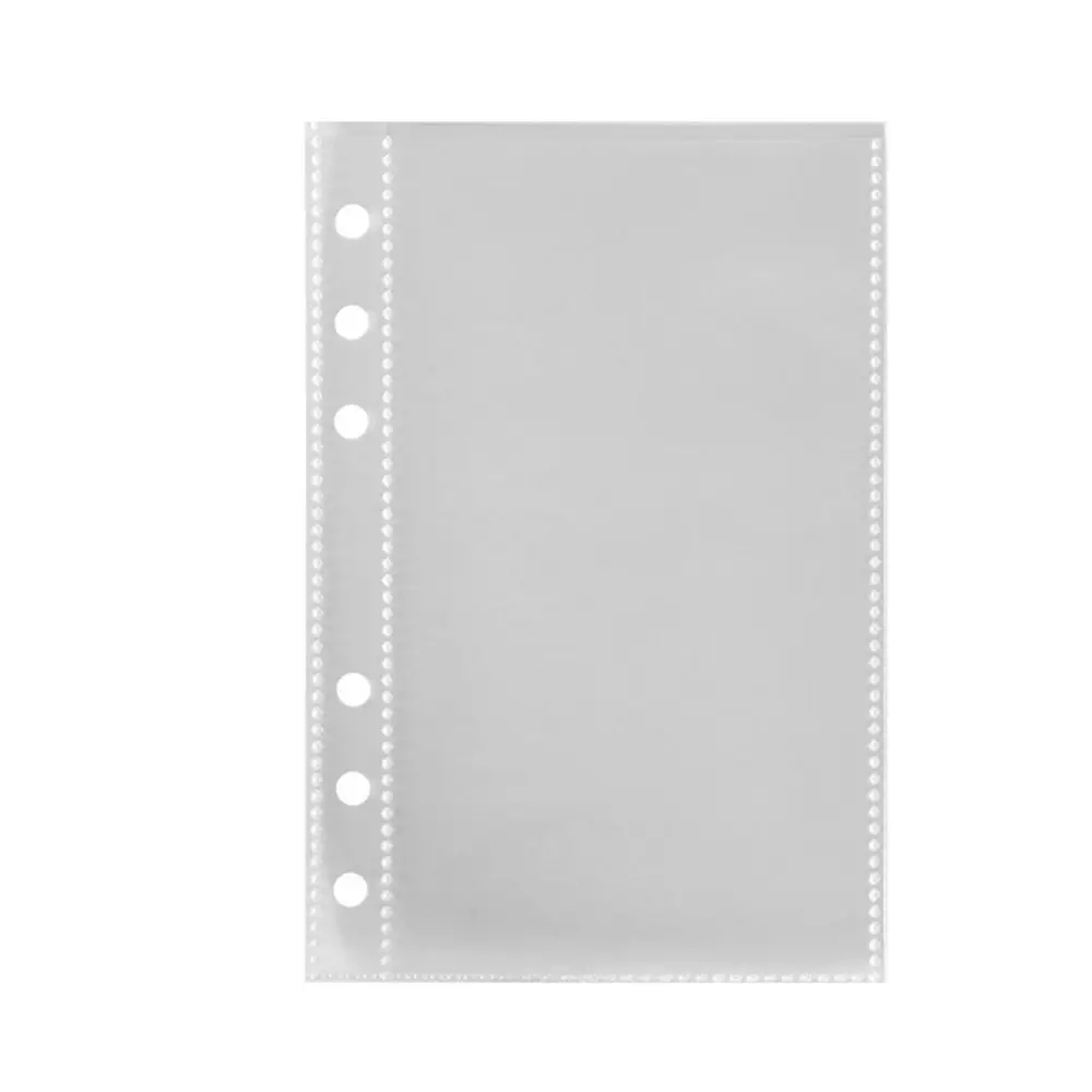 Inner Page Card Binder A6 Photocard Binder Sheets Transparent PP Acid Free Photo Album Refill Pages Photocard Holder