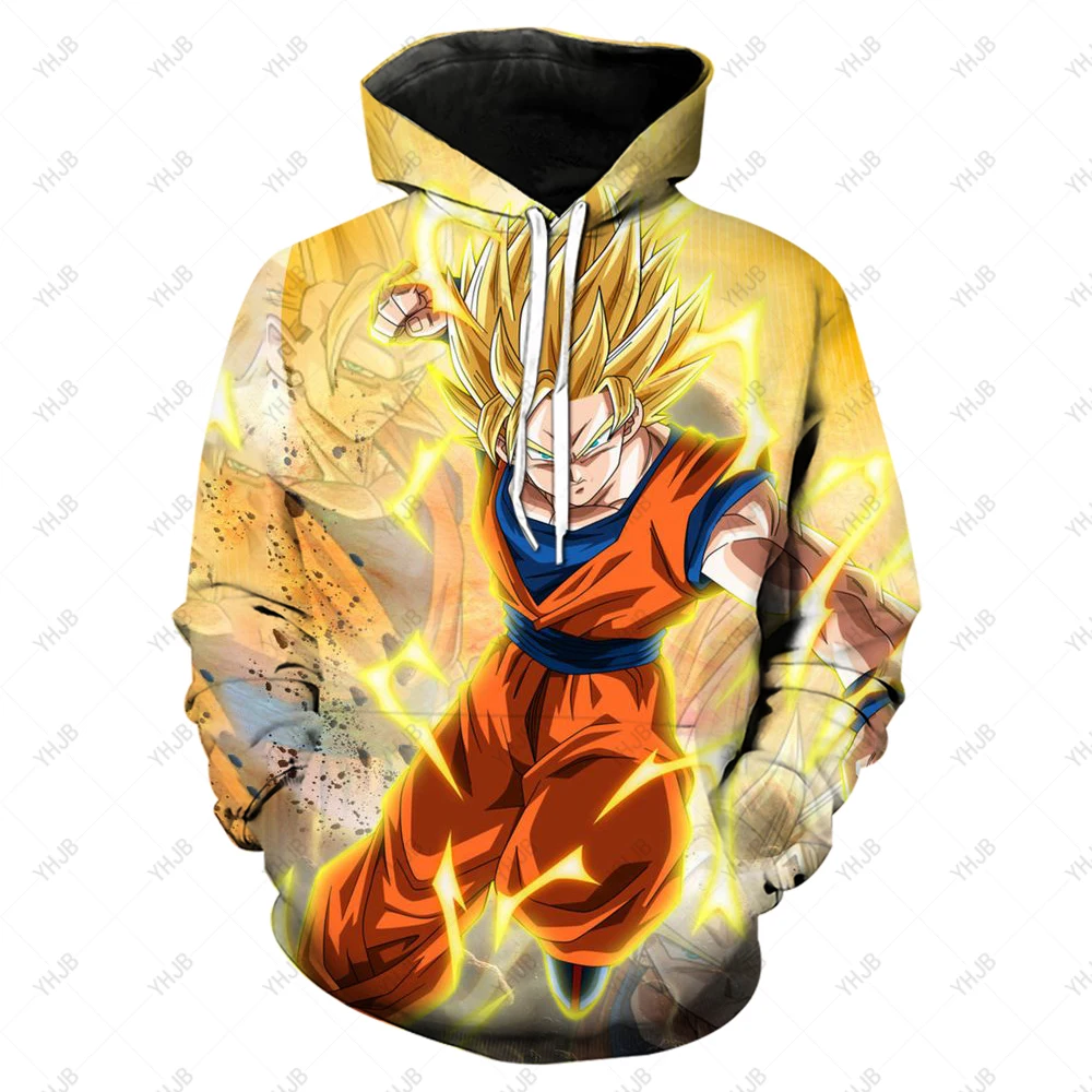 Dragon Ball Z Hoodie For Kids Boys and Girls 3D Printing Sweatshirt Fashion Loose Long Sleeve Spring Autumn Goku Veget Pullover