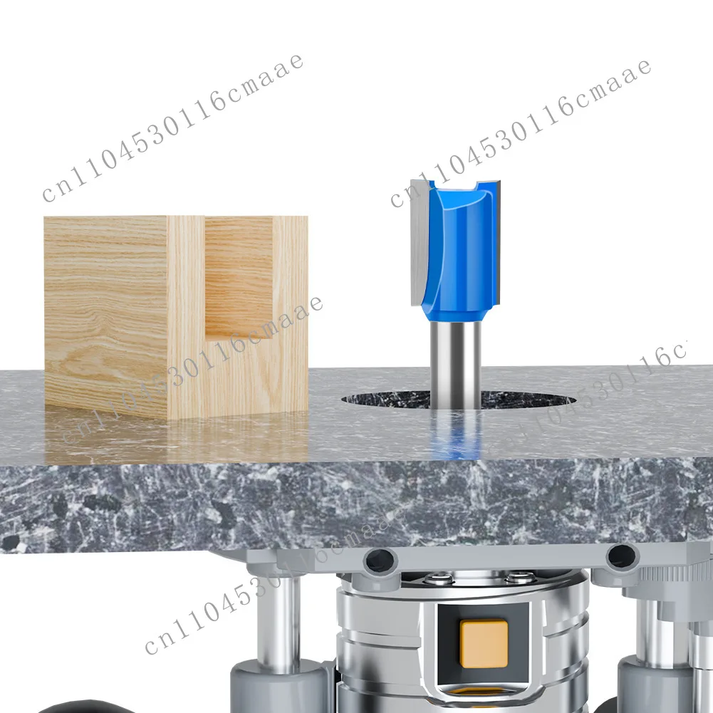 8 mm round shank diameter 6-20 mm. and 20 mm cutting double groove straight milling cutter slotted milling cutter