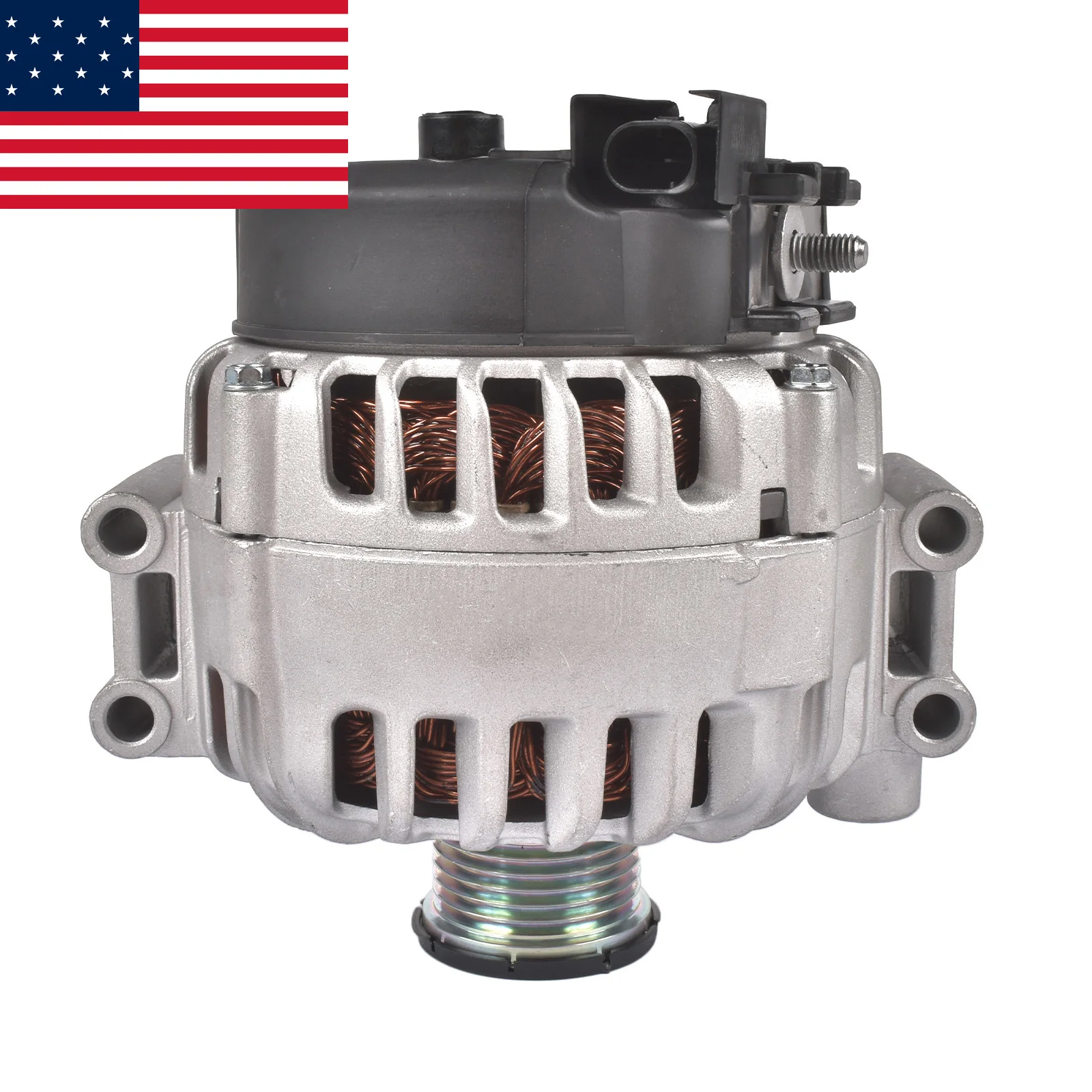 AP03 12317560988 Alternator 12V 230Amp Replacement for BMW E70 X5 2007 2008 2009 2010 L6 3.0L, CW 7-Groove Clutch Pulley, Replace# 12317560989 TG23C013 440096