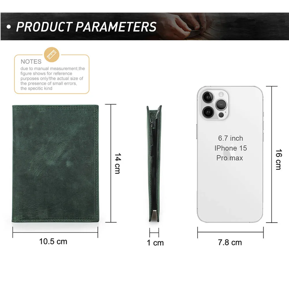 MAGIC TALE กระเป๋าใส่บัตรหนังแท้ กระเป๋าใส่เหรียญ ช่องใส่ AirTag กระเป๋าเดินทางผู้ชาย กระเป๋าสตางค์ผู้หญิง ซองใส่พาสปอร์ต