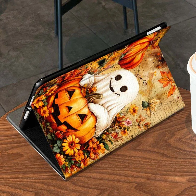 حافظة تابلت بأنماط فنية للهالوين لهاتف OPPO Pad 2 3 4 11 SE X Air 2 Neo Pro 12.1 10.36 11 11.4 13.2 بوصة