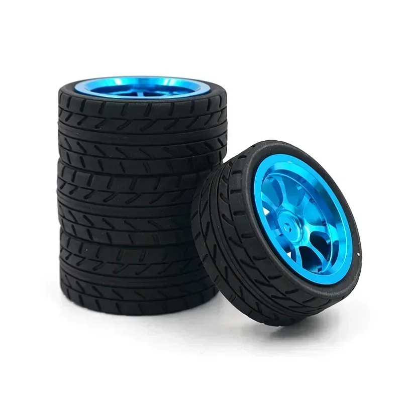 4PCS Felge und Reifen Räder Adapter für 1/18 WLtoys A959-B A949 A959 A969 A979 K929 RC Auto Teile Aluminium Legierung Räder