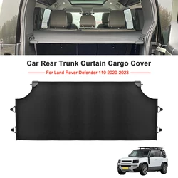 Stowing Tidying For Land Rover Defender 110 2020-2023 Oxford Cloth Car Rear Trunk Curtain Cargo Cover Storage Bag Net