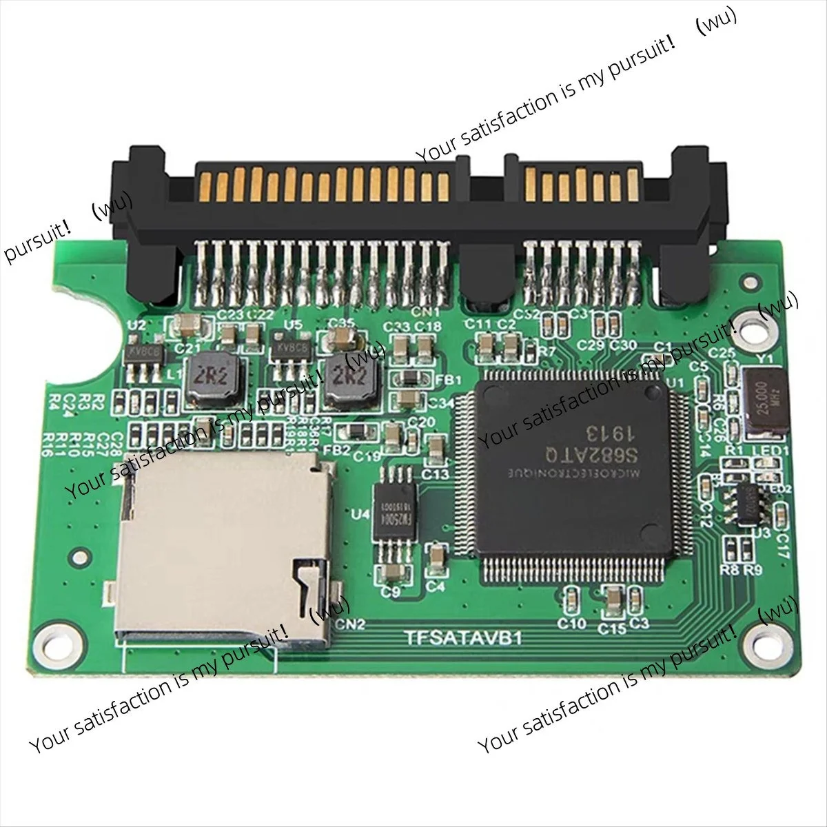 High Quality PC Accessories TF to SATA Adapter for Notebook TF Micro-SD to SATA SSD Hard Disk