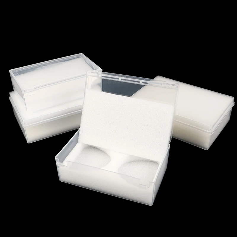 

Dental Plastic Tooth Box With Sponge Portable Denture Box Dental Implant Storage Box Dentistry Lab Materials