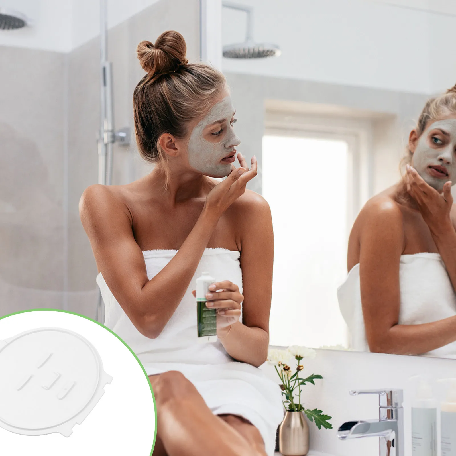 

Форма для масок для лица (1 шт.) из АБС-пластика для самостоятельного изготовления грязевых и глиняных масок, профессиональный инструмент для ухода за кожей, набор для ухода за лицом для женщин